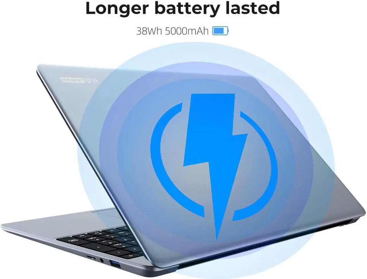 Alt view image 6 of 7 - IPASON Maxbook - P1X IPS 15.6" Laptop FHD Intel J4125 4 Core up to 2.7GHz 12GB DDR4 RAM 256GB SSD Windows 10 pro Notebook Computer Ultra Thin and Light Notebook Business Office Student Ultrabook