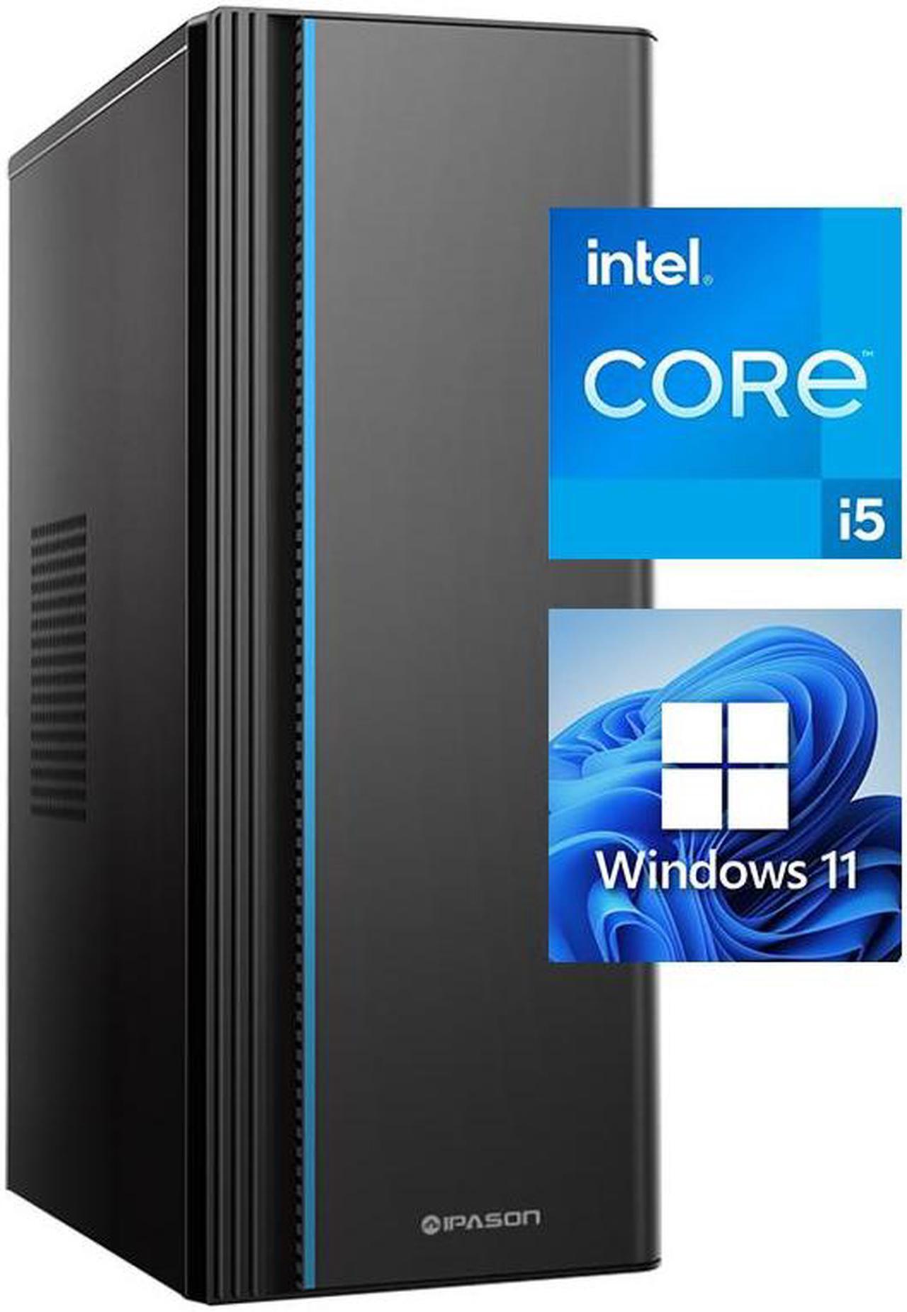Main image of IPASON - Gaming Desktop - intel I5 12450H( 8 Core UP TO 4.4GHz) - - 1TB M.2 NVMe - 16GB DDR4 3200MHz -350w- Windows 11 home - Gaming PC