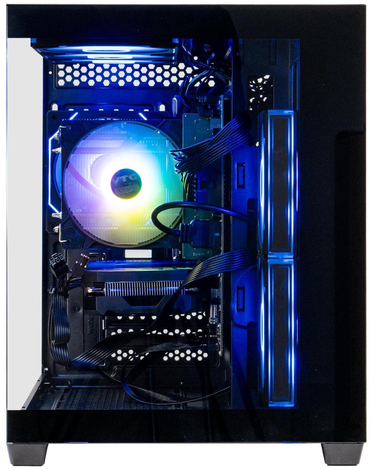 Alt view image 7 of 7 - IPASON Gaming Desktop PC , Ryzen5 9600X, Geforce RTX 5060 8G ,MSI B650M 32GB DDR5 1TB NVMe SSD, 650W GOLD PSU, Wi-Fi,Liquid Cooler,ARGB Fans , Windows 11  ,Prebuilt Gaming Pc New compute