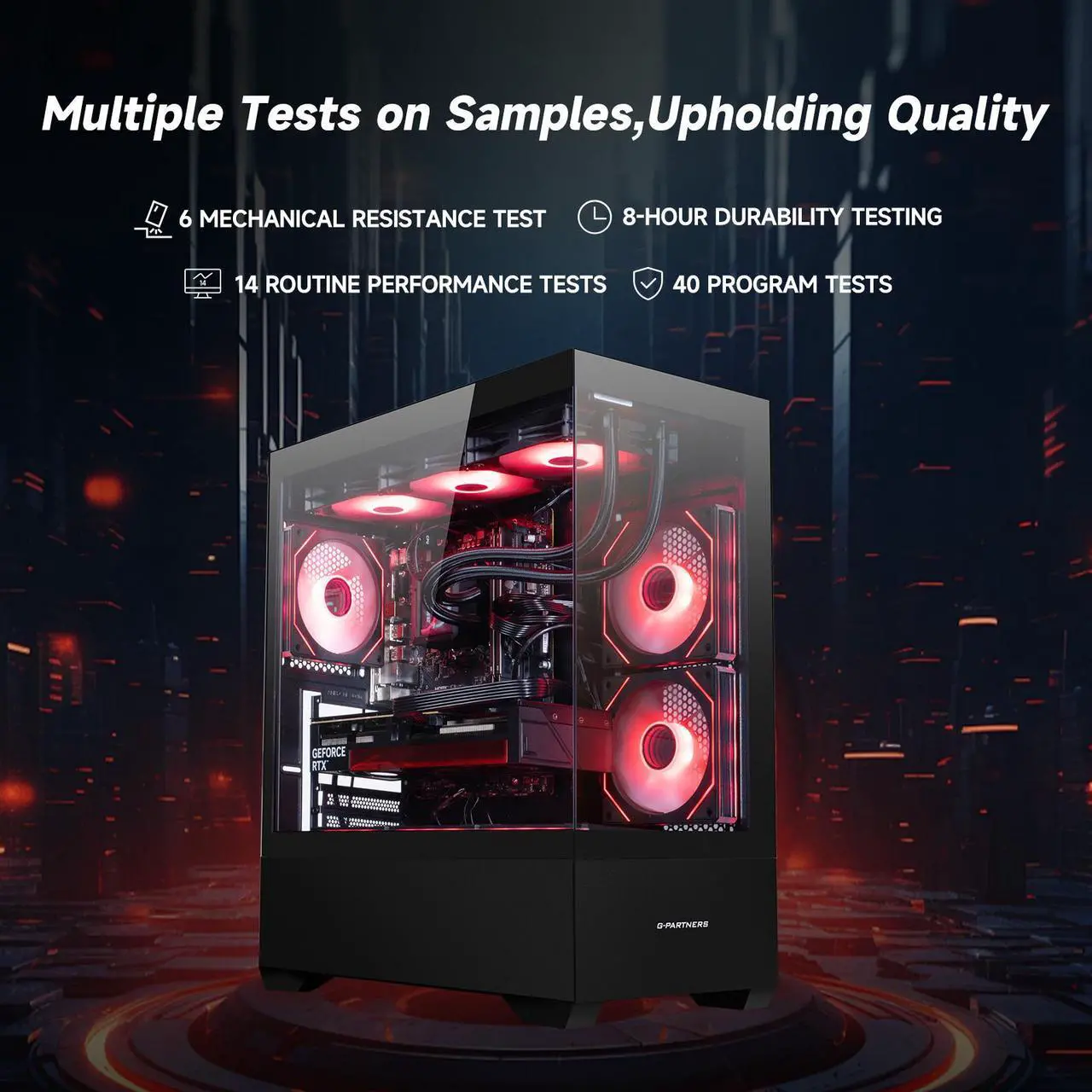 Alt view image 4 of 7 - IPASON   Gaming Desktop, Ryzen 7 9700X, NVIDIA RTX5070 12GB,32GB DDR5 RAM, 1TB M.2 NVMe,Windows 11 ,WIFI,360MM Liquid Cooler,  ARGB Fans, AI Ready,850W Gold PSU, Prebuilt Gaming Pc New computer