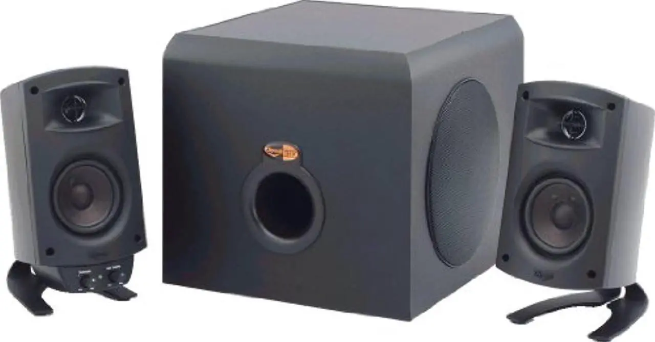 Alt view image 7 of 13 - Klipsch ProMedia 2.1 Speaker System - 160 W RMS - Black