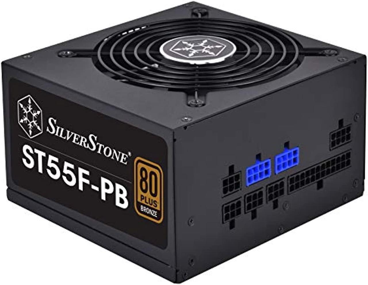 Alt view image 2 of 9 - 550W, ATX, single +12V rails with 42.5A output, Silent 120mmFan with 18dBA, efficiency 80Plus Bronze certification, fully modular cable, 140mm depth, 2x8/6pin PCI-E.
