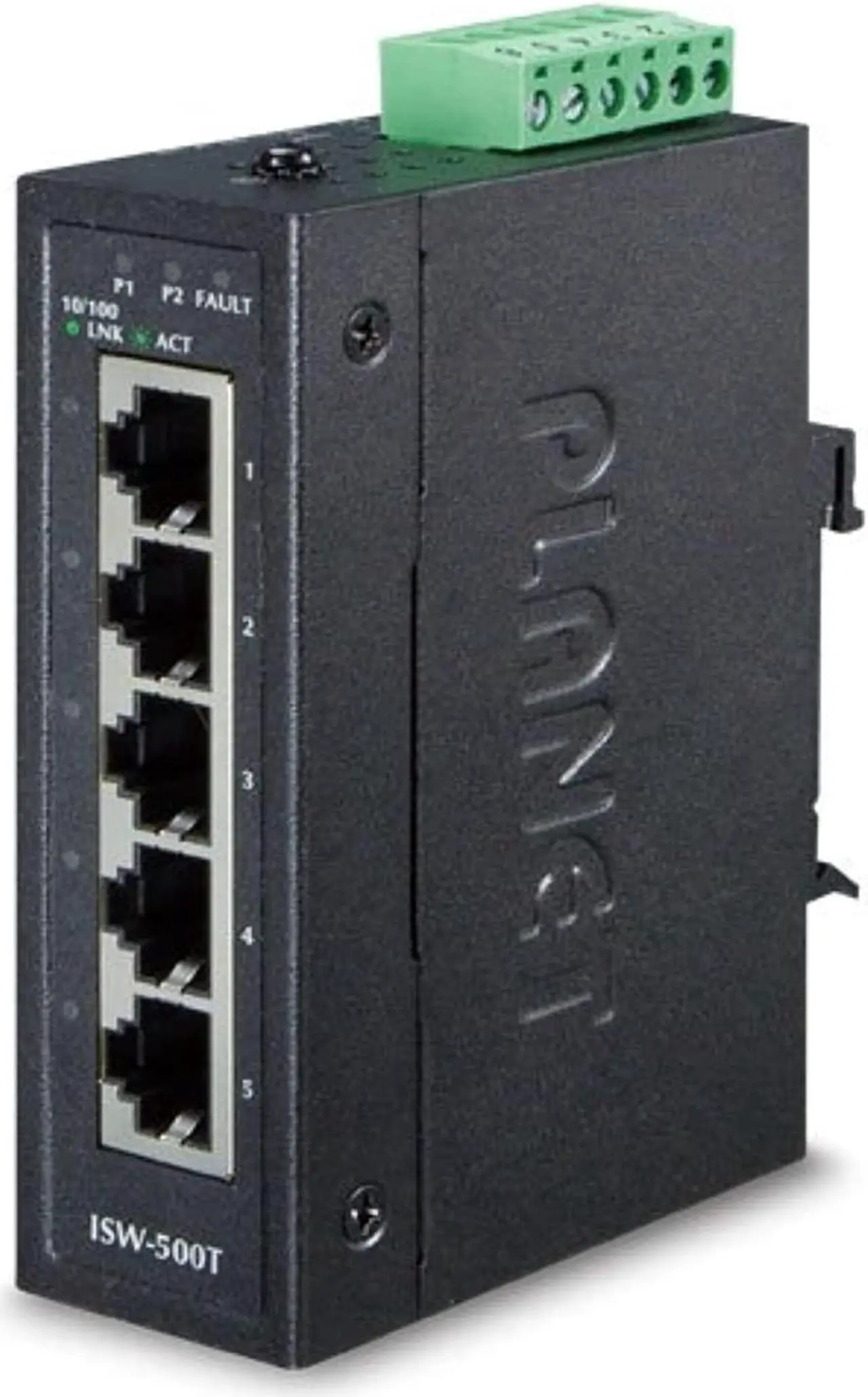 Alt view image 11 of 11 - Planet ISW-500T IP30 Compact Size 5-Port 10/100TX Industrial Fast Ethernet Switch (-40~75 degrees C)