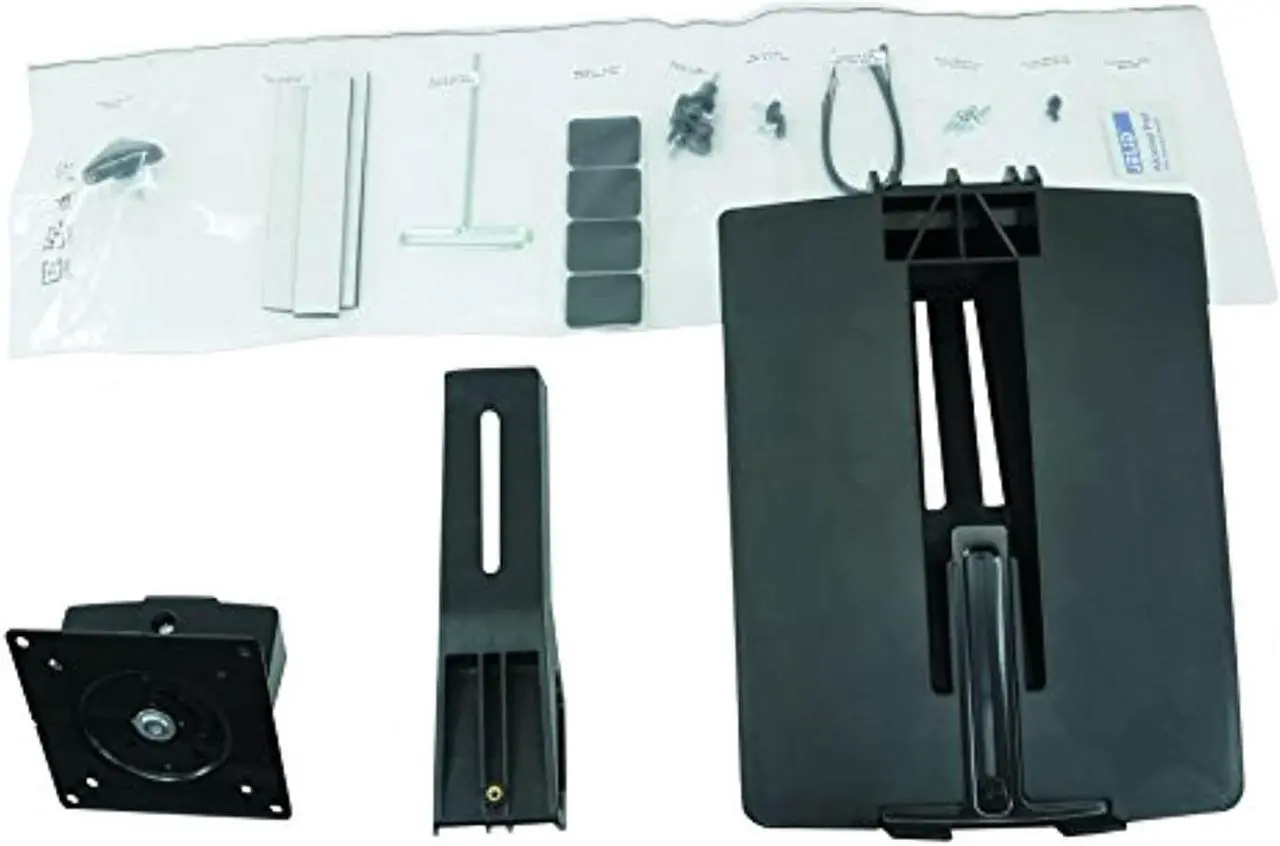 Alt view image 5 of 10 - ERGOTRON WORKFIT CONVERSION KIT: DUAL TO LCD & LAPTOP (BLACK).CONVERTS A WORKFIT