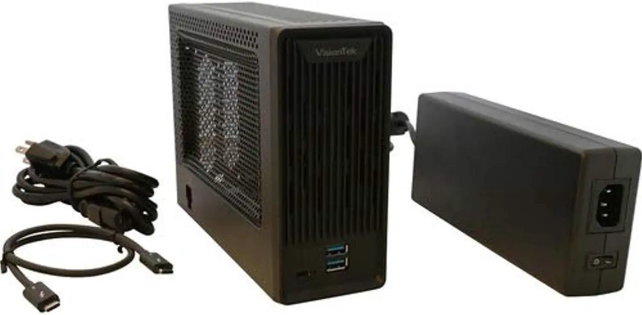 Alt view image 3 of 11 - VisionTek Thunderbolt 3 Mini eGFX - External GPU enclosure - Thunderbolt 3