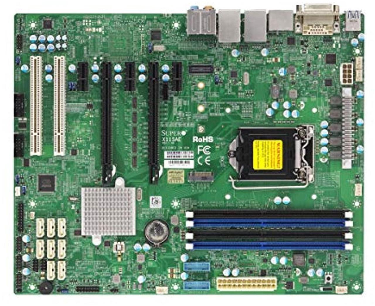Alt view image 7 of 12 - Supermicro X11SAE Workstation Motherboard - Intel C236 Chipset - Socket H4 LGA-1151 - Bulk Pack - OEM