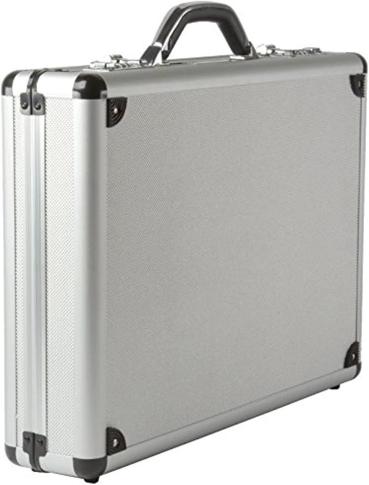 Alt view image 9 of 10 - Alpine Swiss Executive Aluminum Briefcase Padded Laptop Briefcase For Men Hard Shell Attache Case Combo Lock Business Case