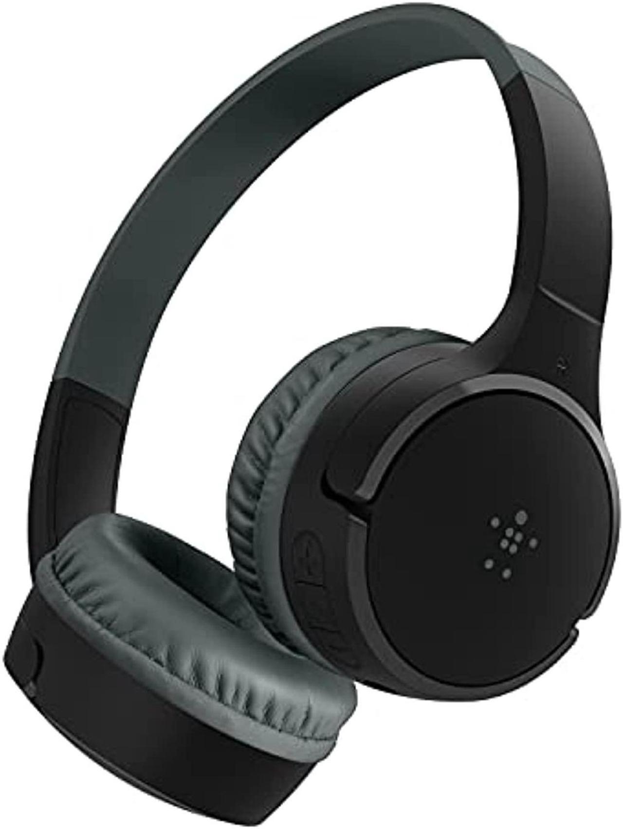 Belkin SoundForm Mini Kids Wireless Headphones Black AUD001btBKCS