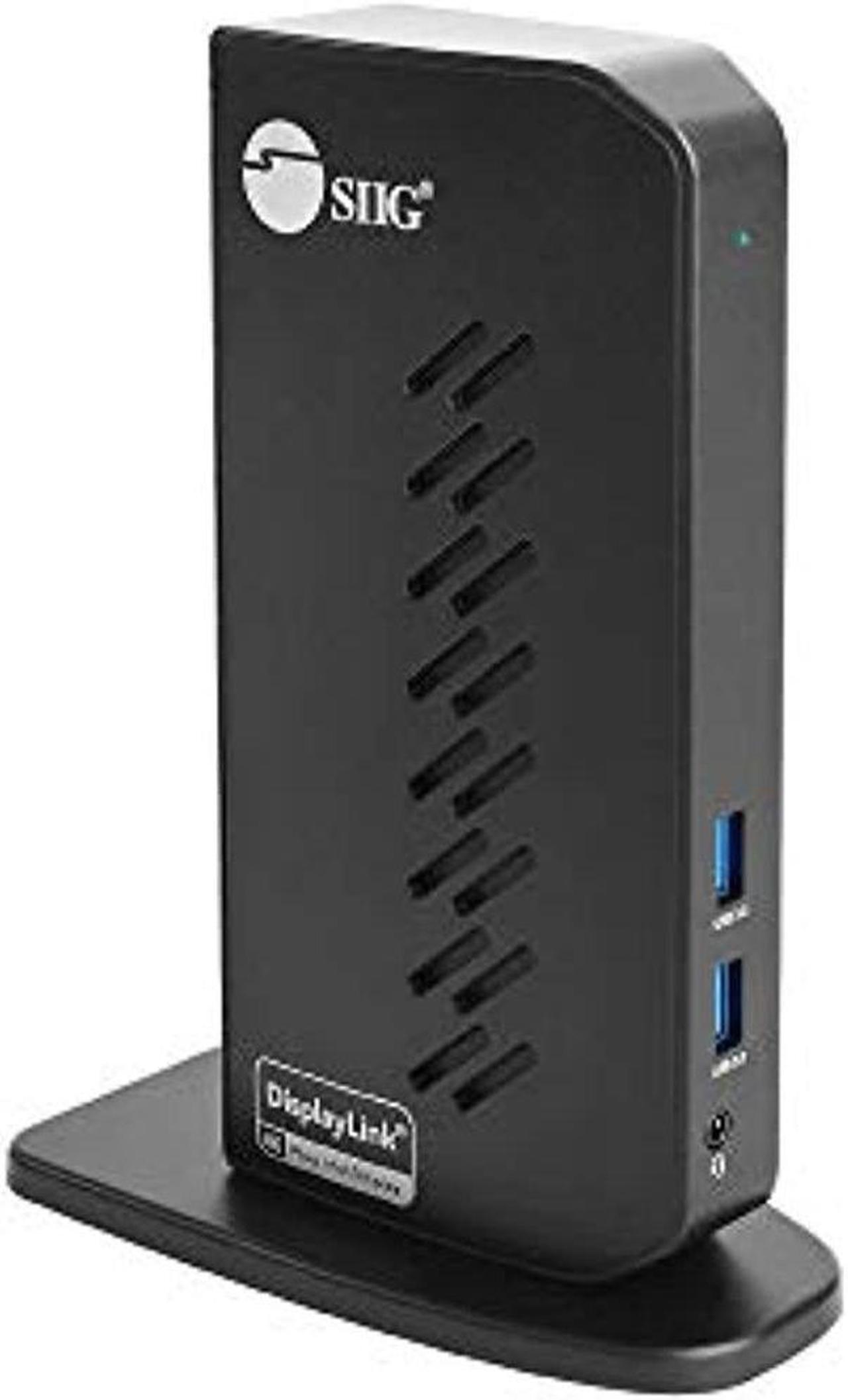 Alt view image 7 of 17 - SIIG AC JUDK0H11S1 Universal Hybrid Dual 4K Video Docking Station TypeC TB3
