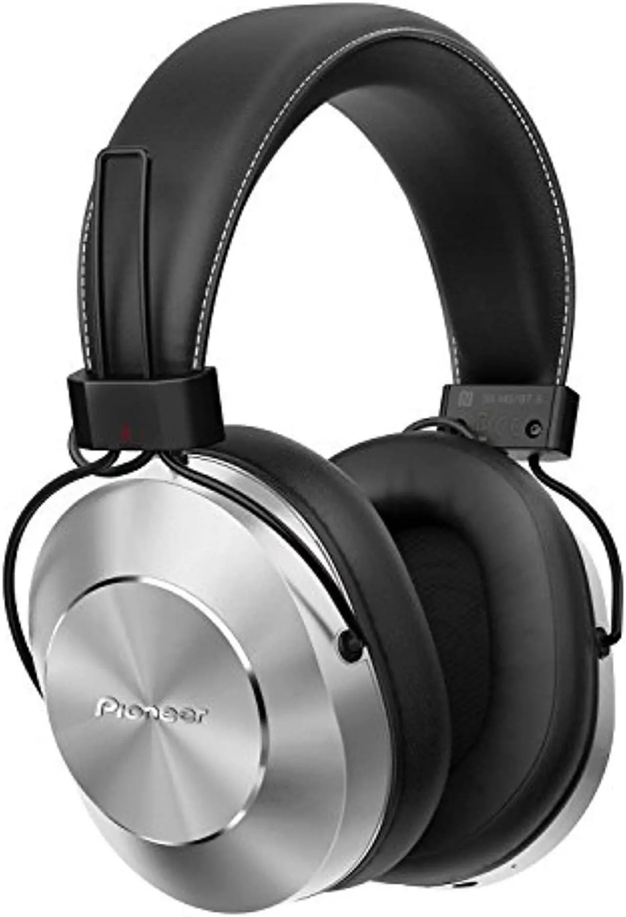 Alt view image 16 of 20 - Pioneer Bluetooth 3.0 and Hi-Res Audio Over Ear Wireless/Wired Stereo Headphone with Built-In Mic, 12 Hours Battery, Pair 8 Devices, 40mm Drivers, 1.2m Cable, 9 Hz to 22 kHz, Silver (SE-MS7BT-S)