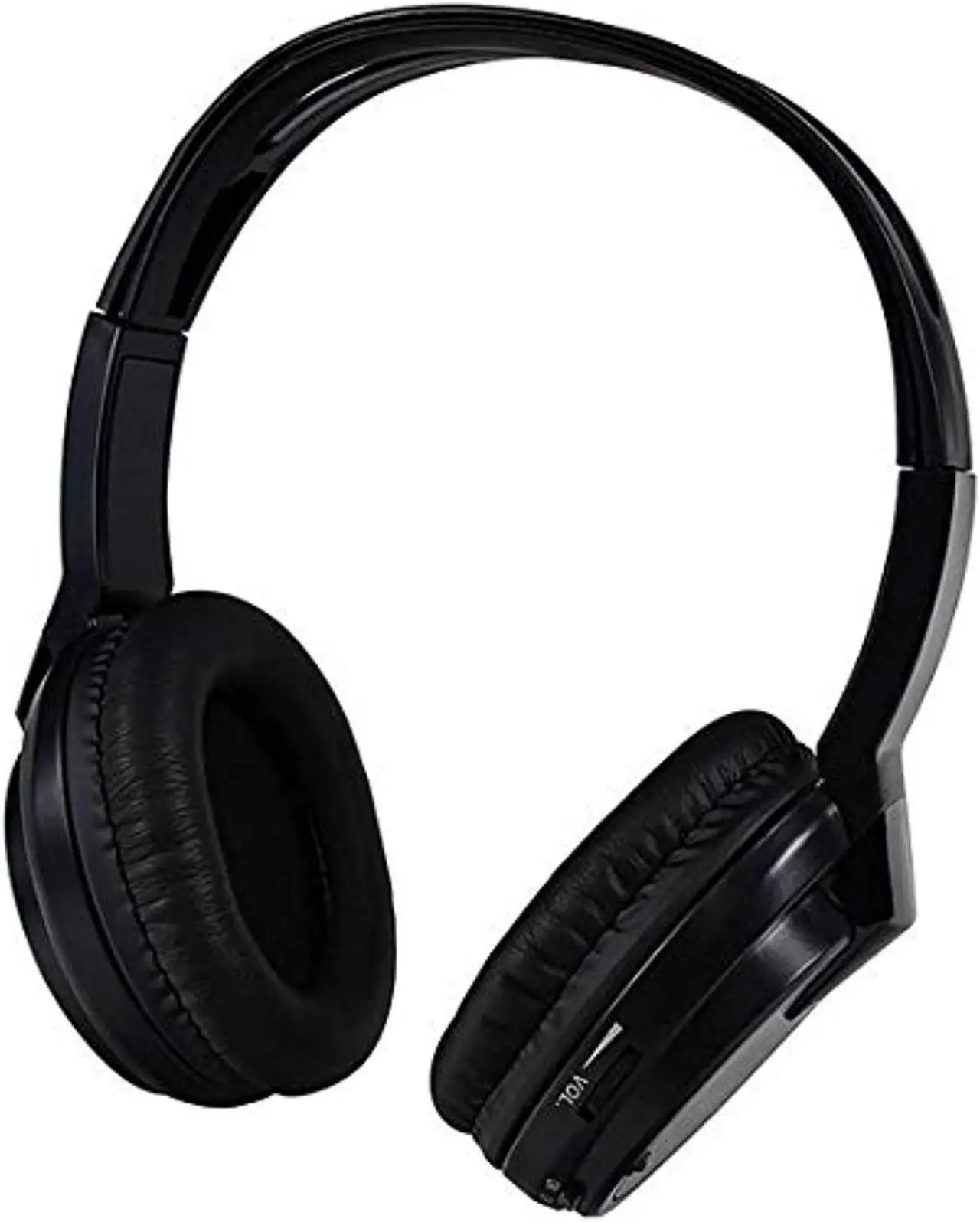 Alt view image 6 of 7 - Audiovox Wireless Headphones Single channel IR Faux leather ear piece 2-AAA included