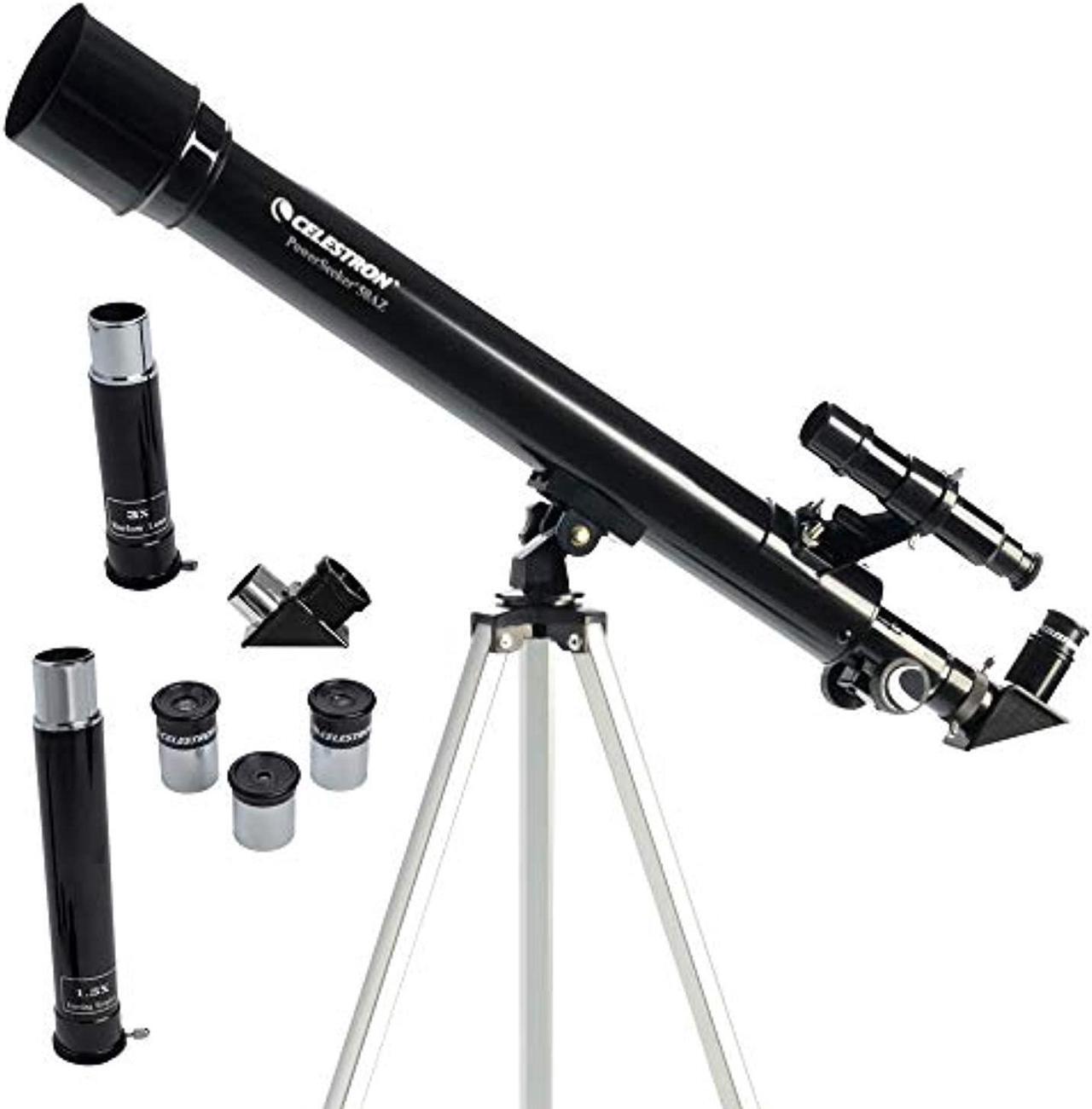 Alt view image 2 of 2 - celestron powerseeker 50 az refractor telescope