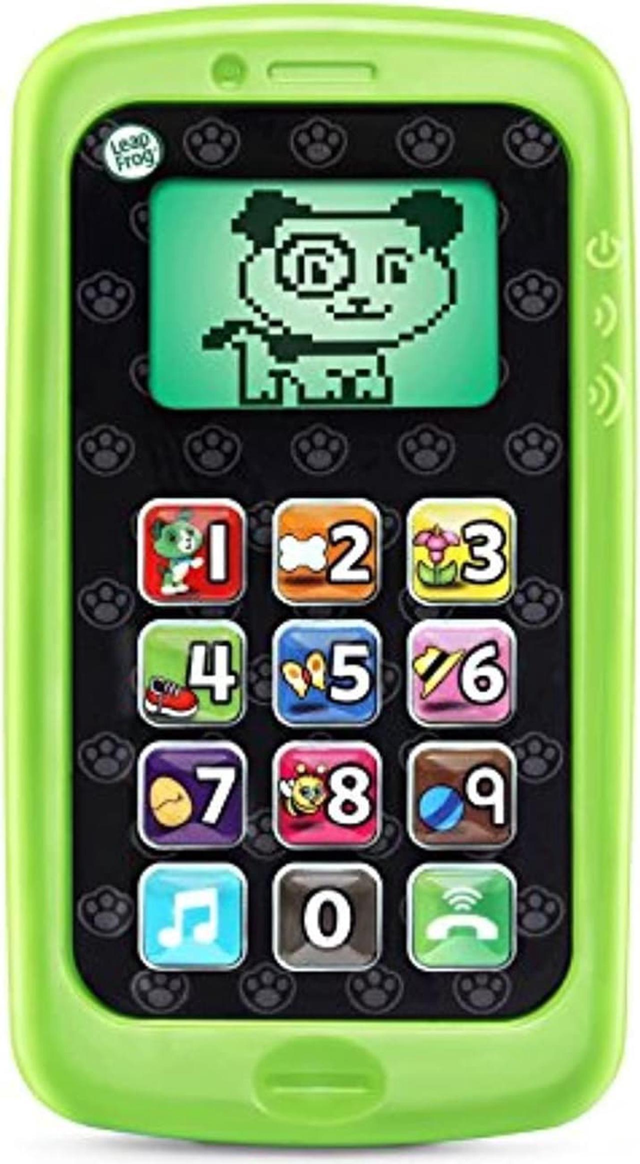 Alt view image 9 of 9 - LeapFrog Chat & Count Phone - White & Black