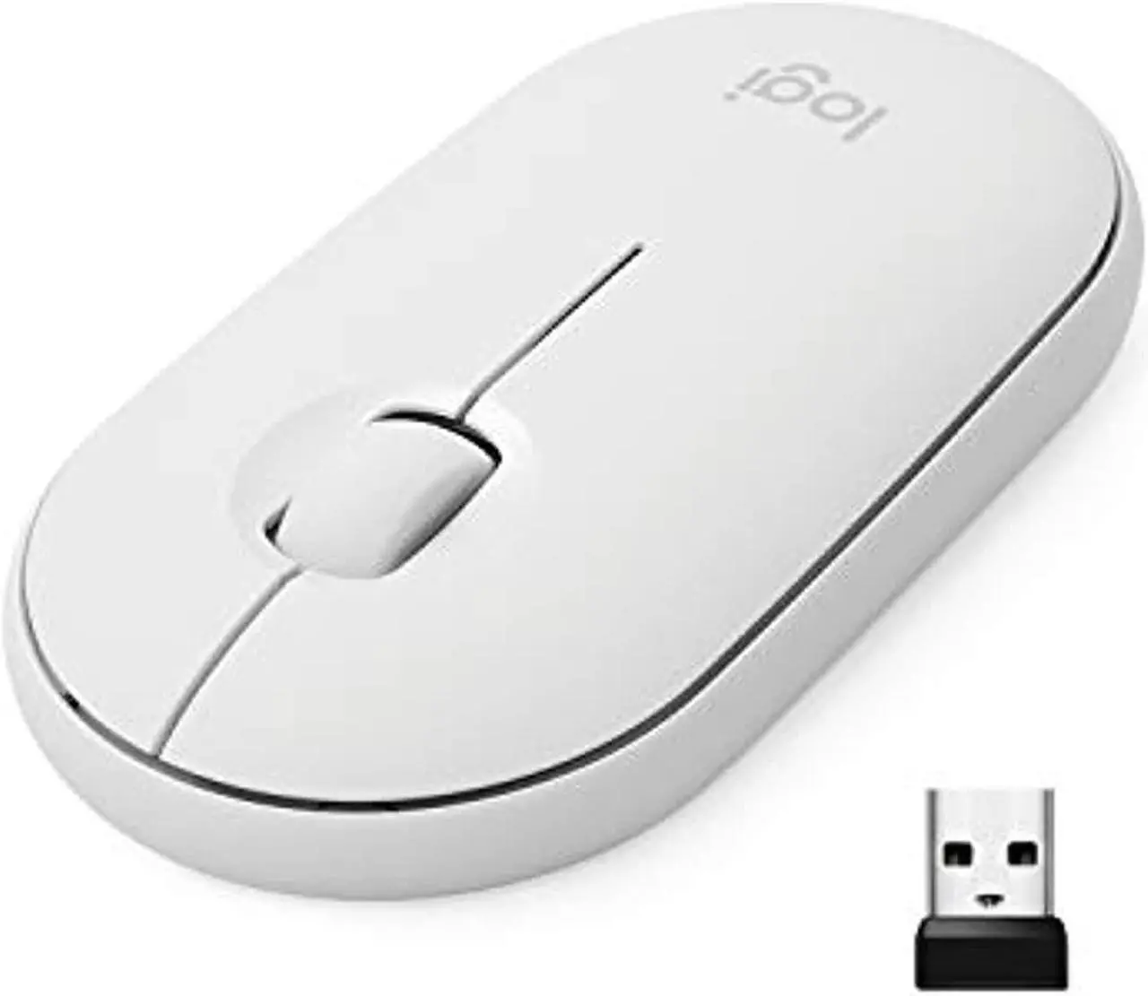 Alt view image 10 of 20 - Logitech Pebble M350 Mouse Rf Wireless+Bluetooth Optical 1000 Dpi Ambidextrous