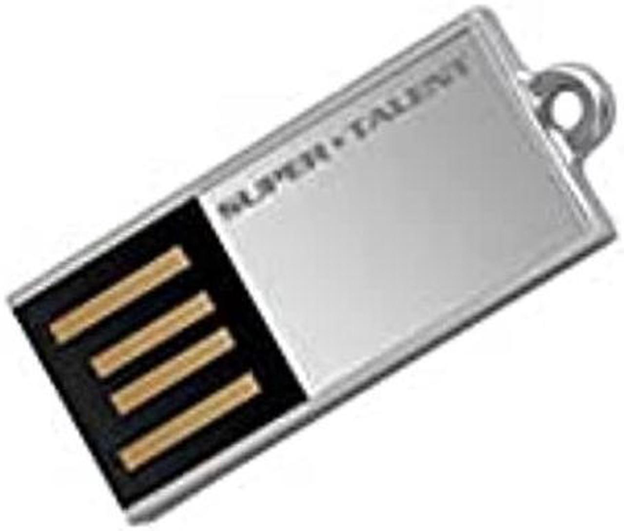 Alt view image 3 of 5 - Super Talent Pico-C 64GB USB 2.0 Flash Drive (Silver)