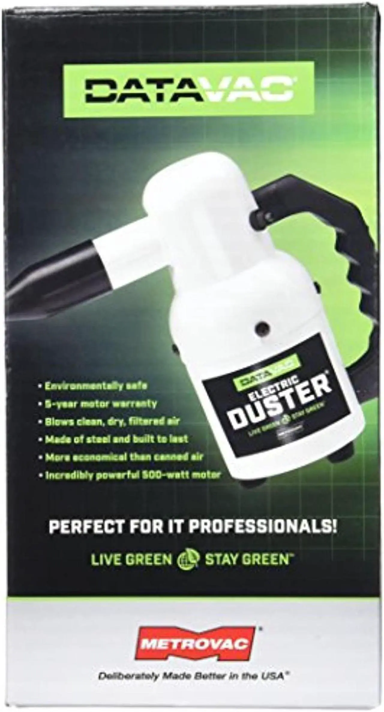 Alt view image 10 of 13 - metro ed500 datavac 500watt 120 volt 0.75hp electric blower duster