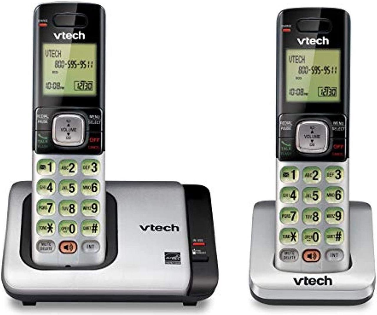 Main image of vtech cs6719-2 2-handset expandable cordless phone with caller id/call waiting, handset intercom & backlit display/keypad
