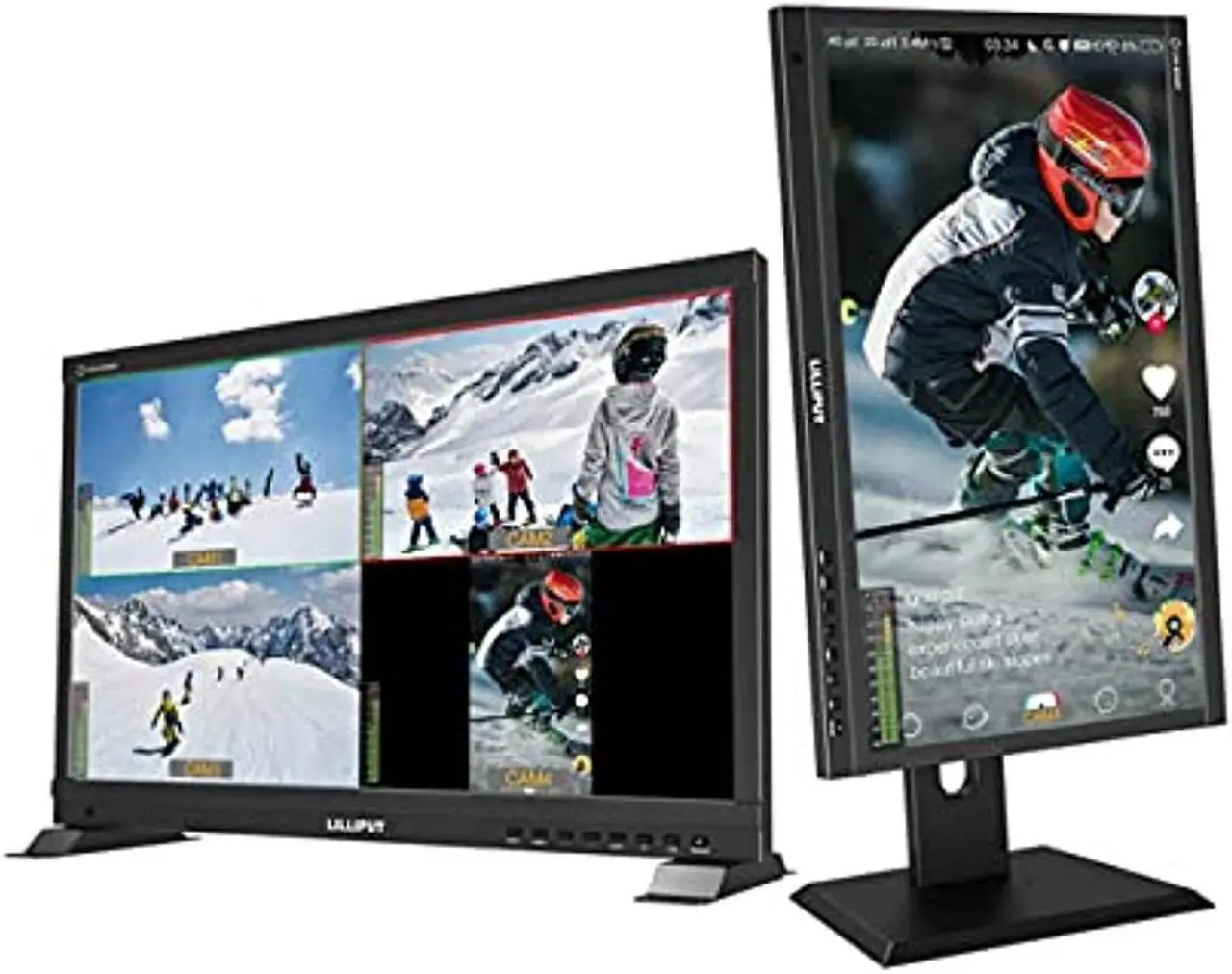 Alt view image 6 of 6 - LILLIPUT PVM220S 21.5 inch 1920x1080 Live Stream Quad Split Multi View IPS Monitor