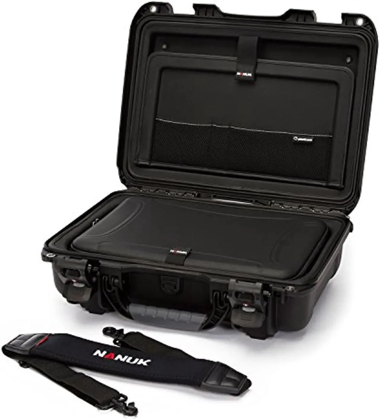 Alt view image 3 of 10 - nanuk 923 waterproof hard case with laptop insert kit  black