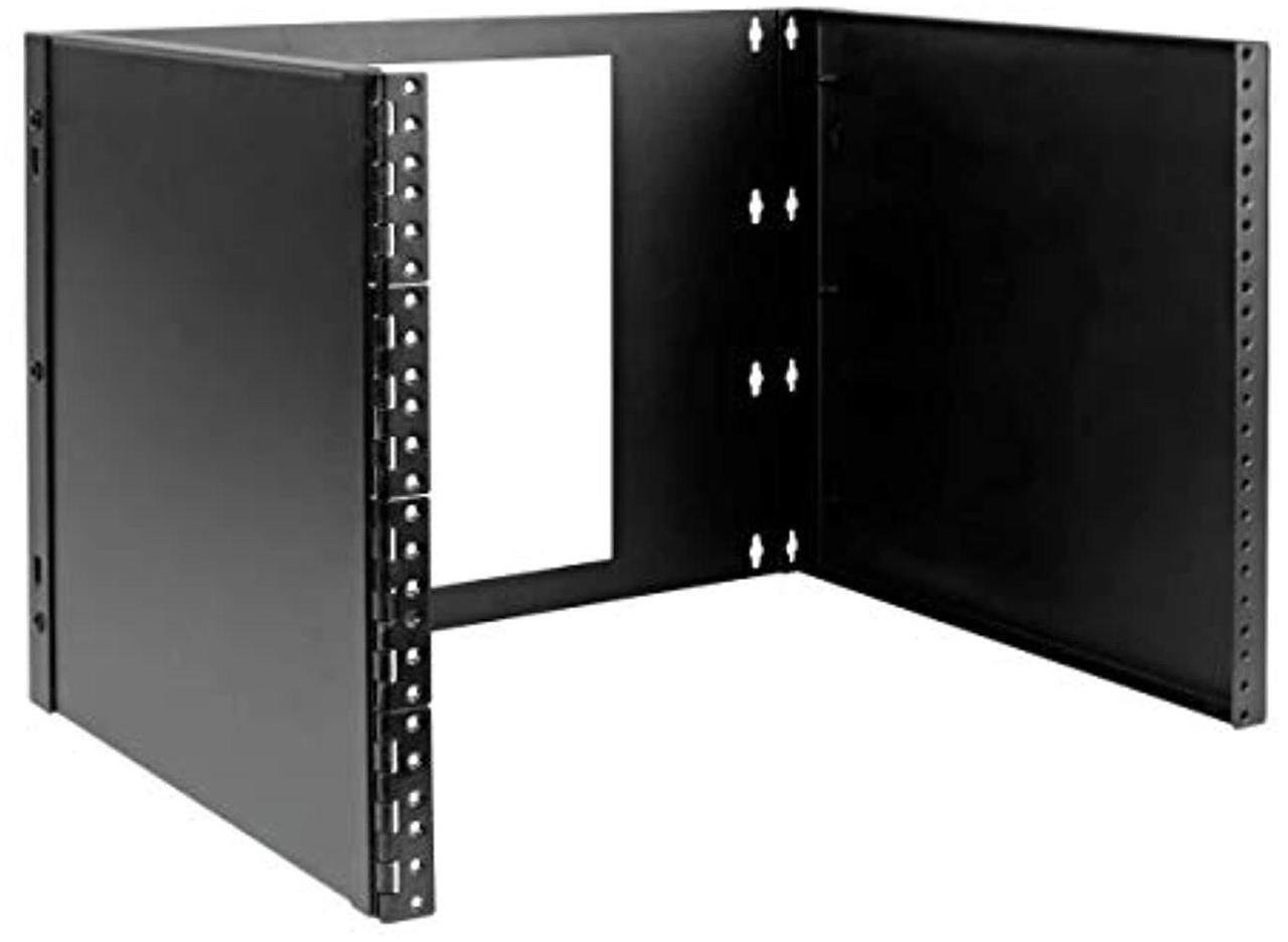 Alt view image 5 of 16 - Tripp Lite 8U Wall-Mount Bracket for Small Switches, Patch Panels Hinged - Black