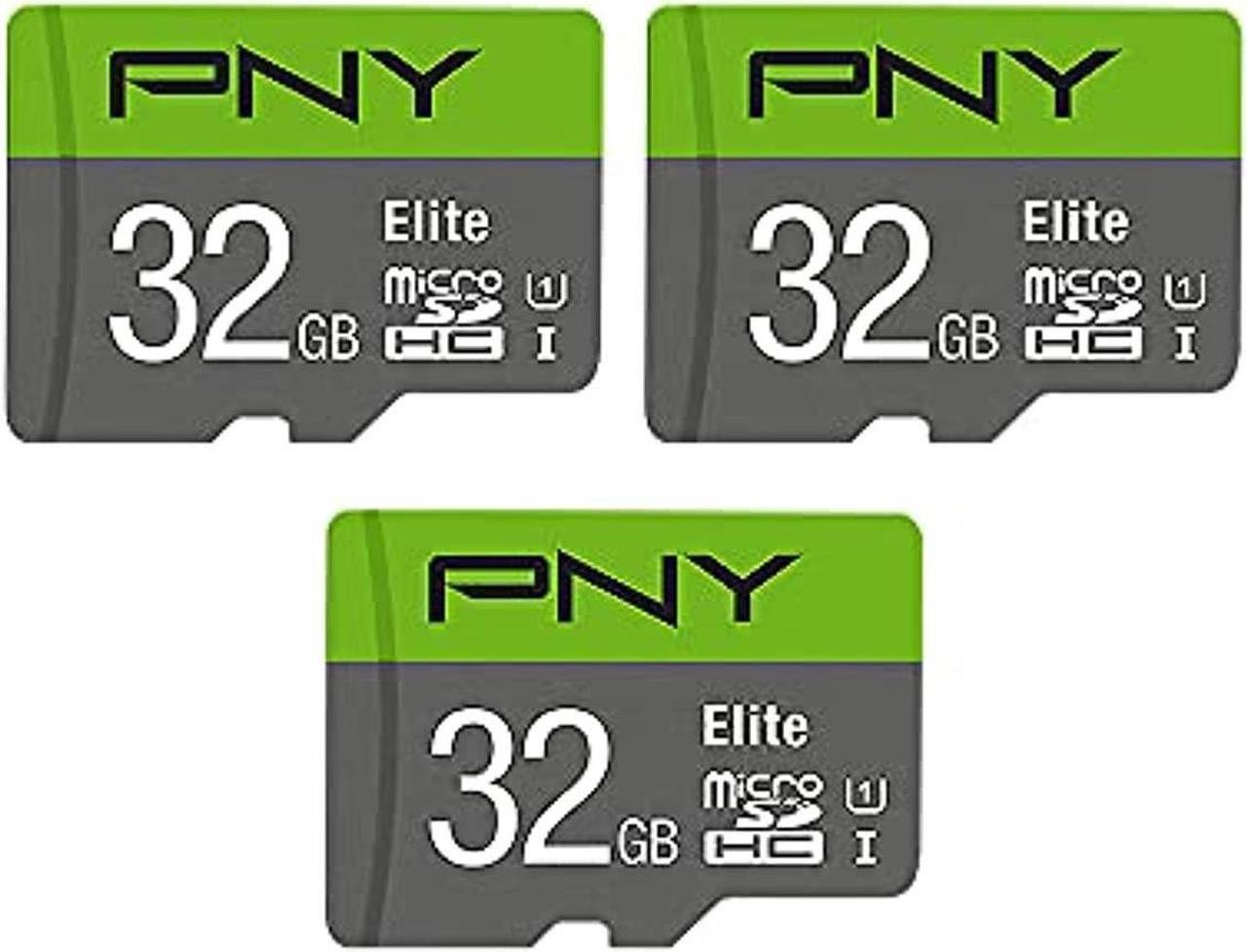 Alt view image 2 of 3 - pny 32gb elite class 10 u1 microsdhc flash memory card 3-pack, 32gb 3-pack
