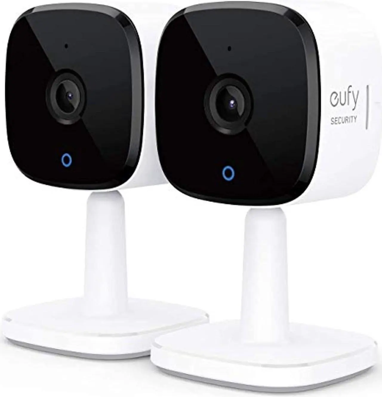 Main image of eufy security solo indoorcam c24 2-cam kit, 2k security indoor camera, plug-in camera with wi-fi, human and pet ai, works with voice assistants, night vision, two-way audio, homebase not compatible