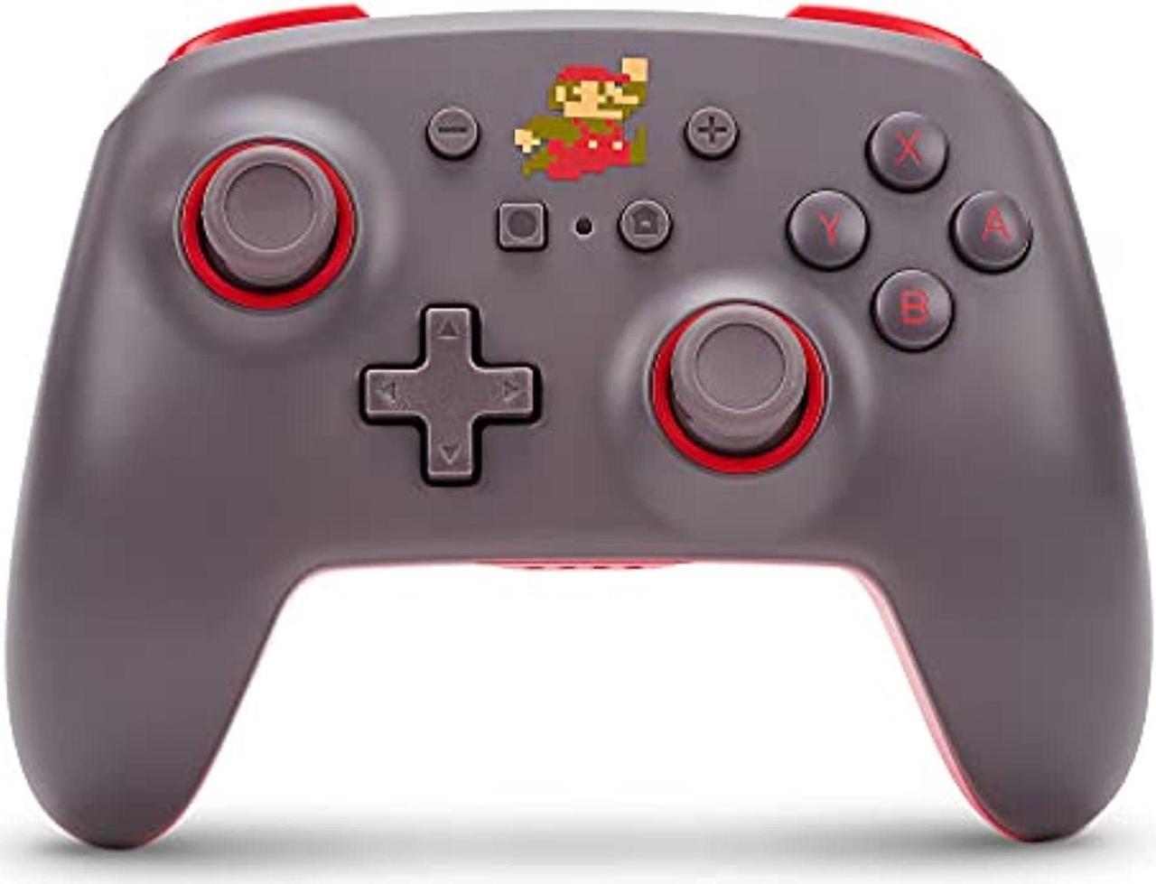 powera enhanced wireless controller for nintendo switch - dungeon jump mario, nintendo switch lite, gamepad, game controller, bluetooth controller, rechargeable - nintendo switch;