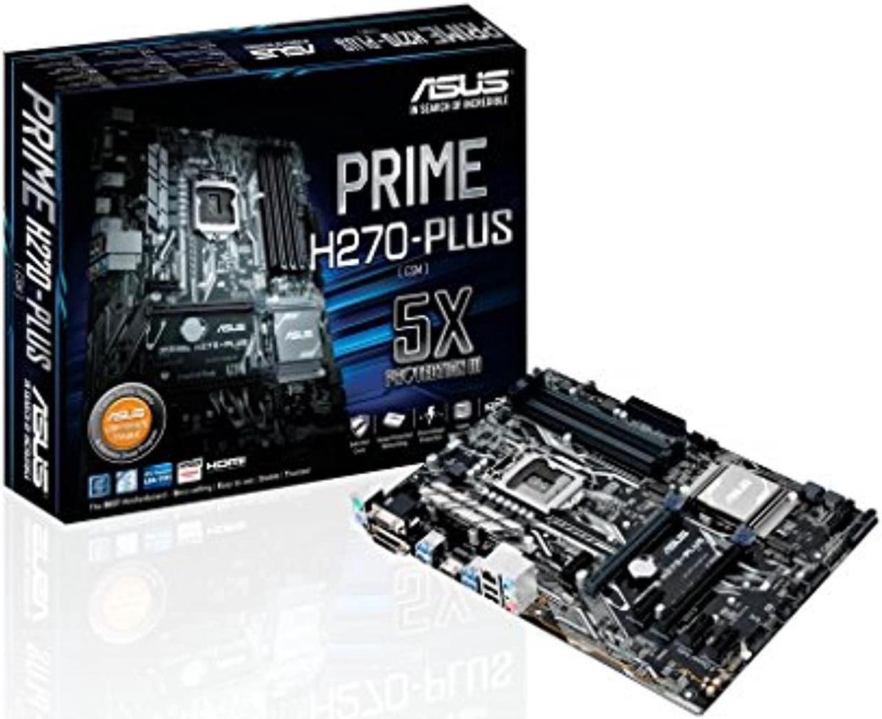 Alt view image 7 of 7 - ASUS PRIME H270-PLUS/CSM LGA 1151 Intel H270 HDMI SATA 6Gb/s USB 3.1 ATX Motherboards - Intel