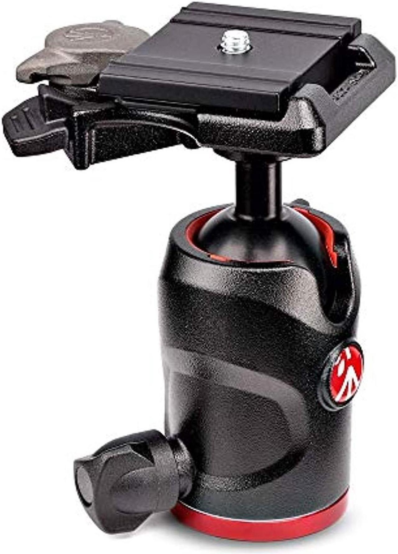 Alt view image 16 of 16 - Manfrotto 494 Aluminum Center Ball Head with 200PL-PRO Quick Release Plate, 3.9" Height, 17.6 lbs Capacity