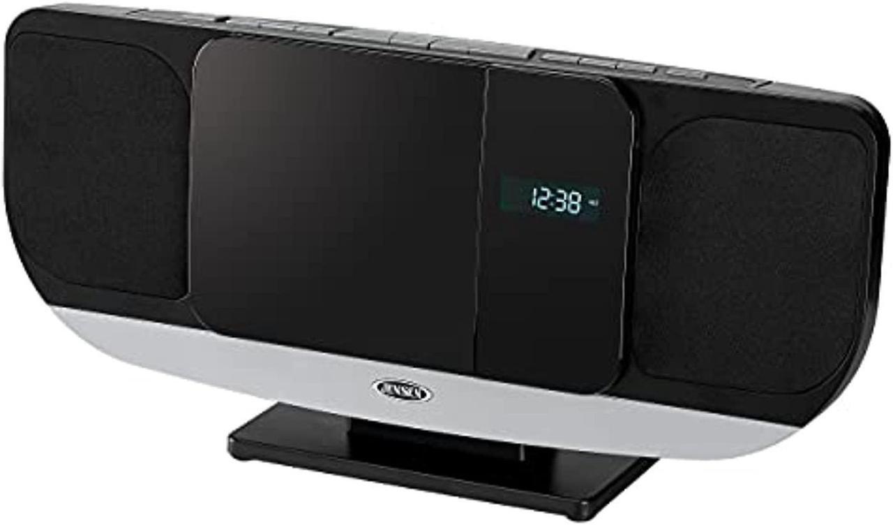 Main image of jensen jbs-215 wall mountable bluetooth music system with mp3 cd player