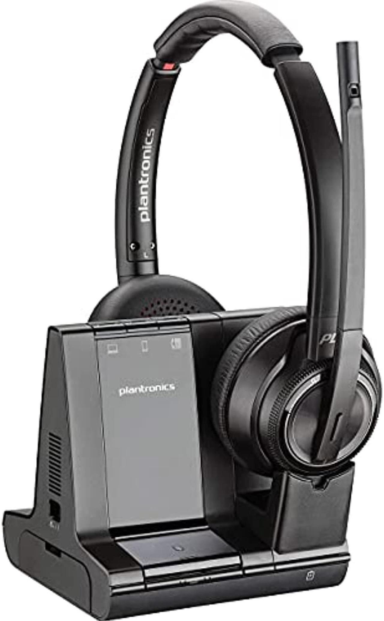 Alt view image 5 of 7 - Plantronics Savi W8220M Binaural Wireless Headset 207326-01