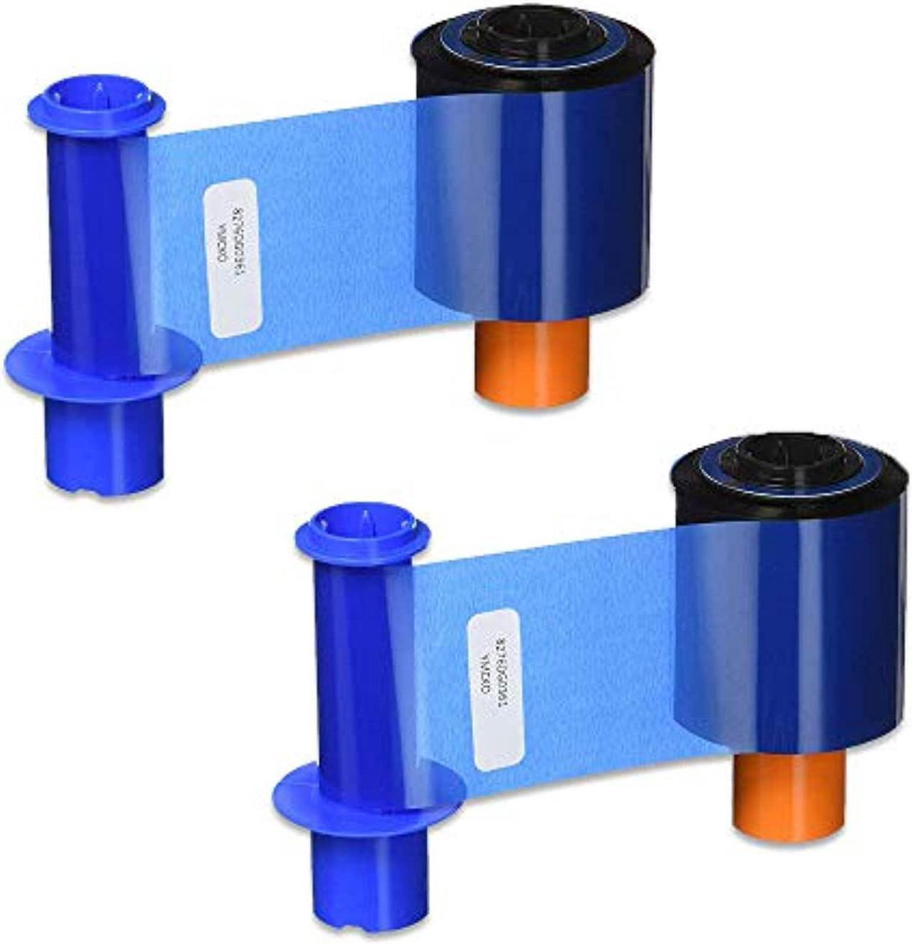 Alt view image 2 of 2 - fargo 45200 ymcko color ribbon for dtc4500 & dtc4500e printers 500 prints  2 pack