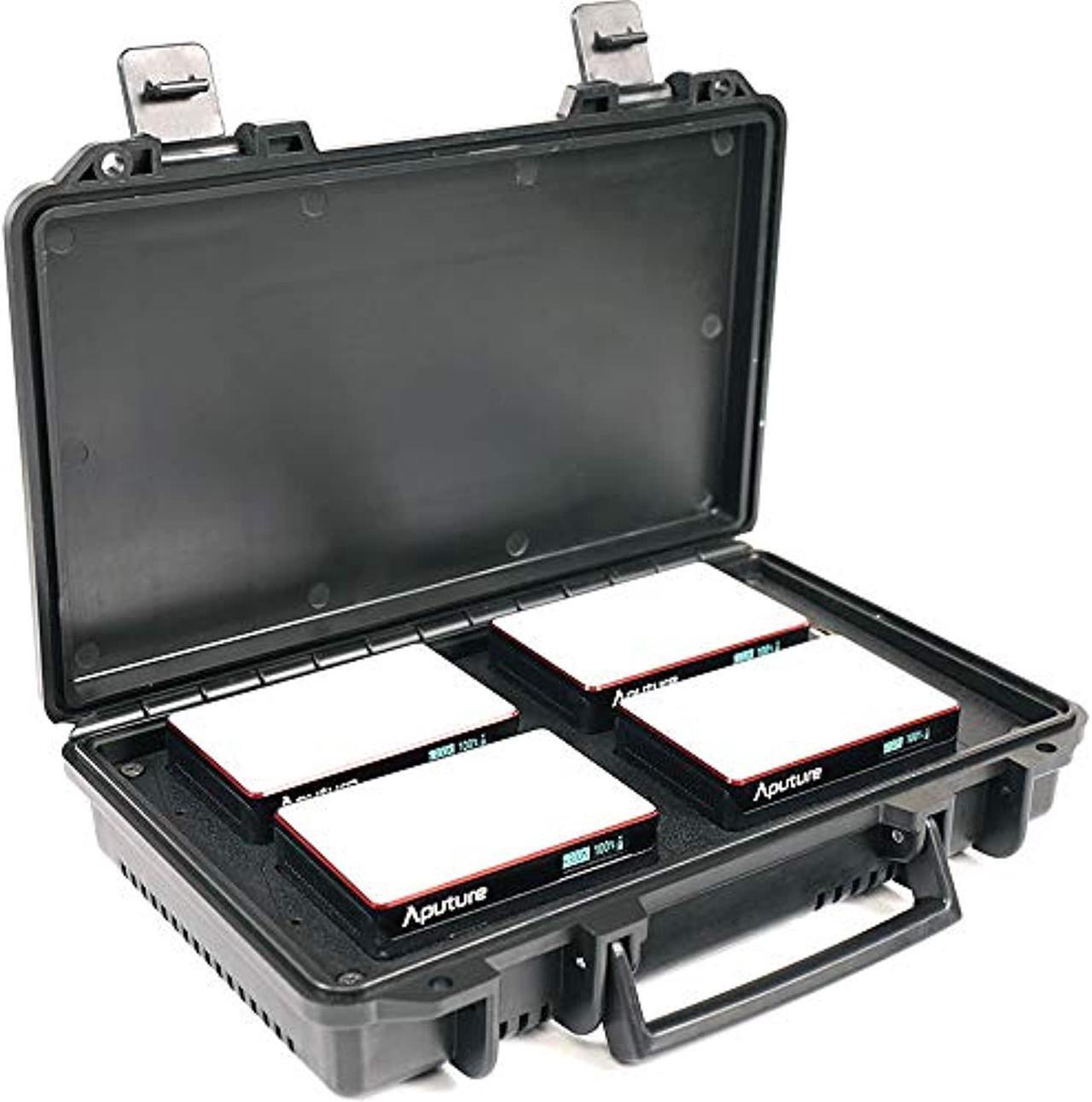 Alt view image 3 of 3 - Aputure MC 4-Light Travel Kit with Charging Case MC4KIT