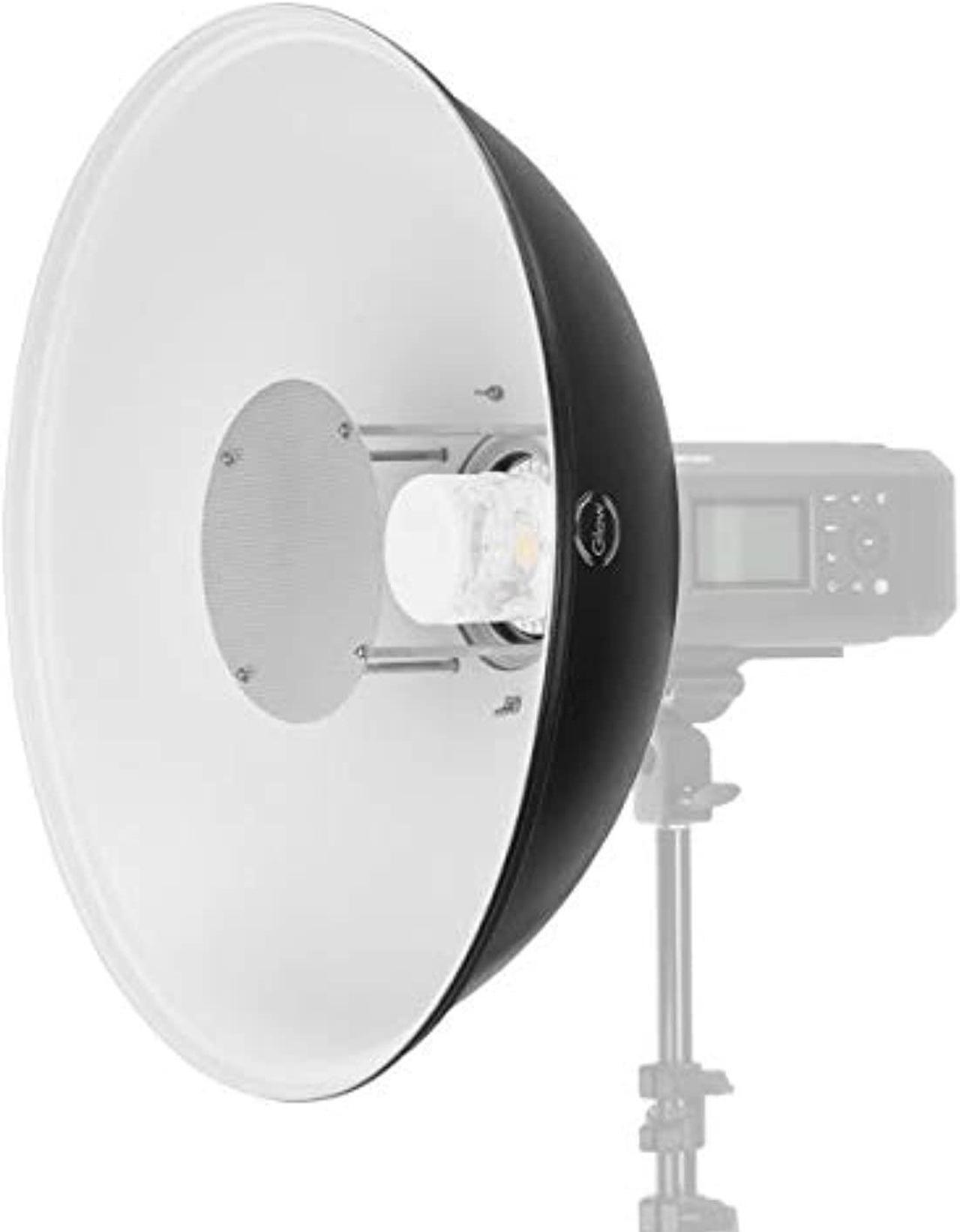 Alt view image 13 of 13 - Glow White Softlight Beauty Dish Reflector With Bowens Mount Adapter (20.5")