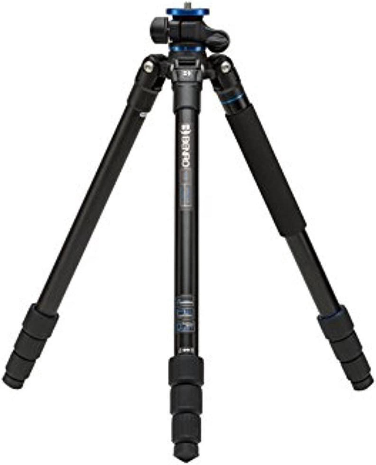 Alt view image 14 of 20 - Benro Go Plus FGP28A 4-Section Al Travel Tripod with Monopod, 65.2" Height