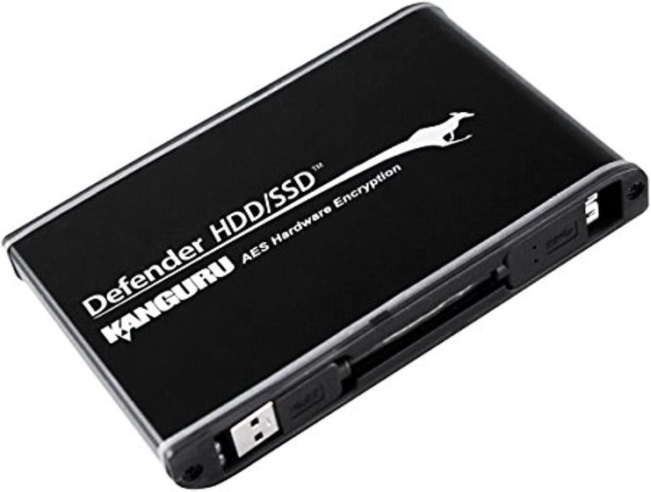 Alt view image 5 of 5 - KANGURU 2TB Defender HDD Secure Hard Drive USB 3.0 Model KDH3B-2T Matte Black