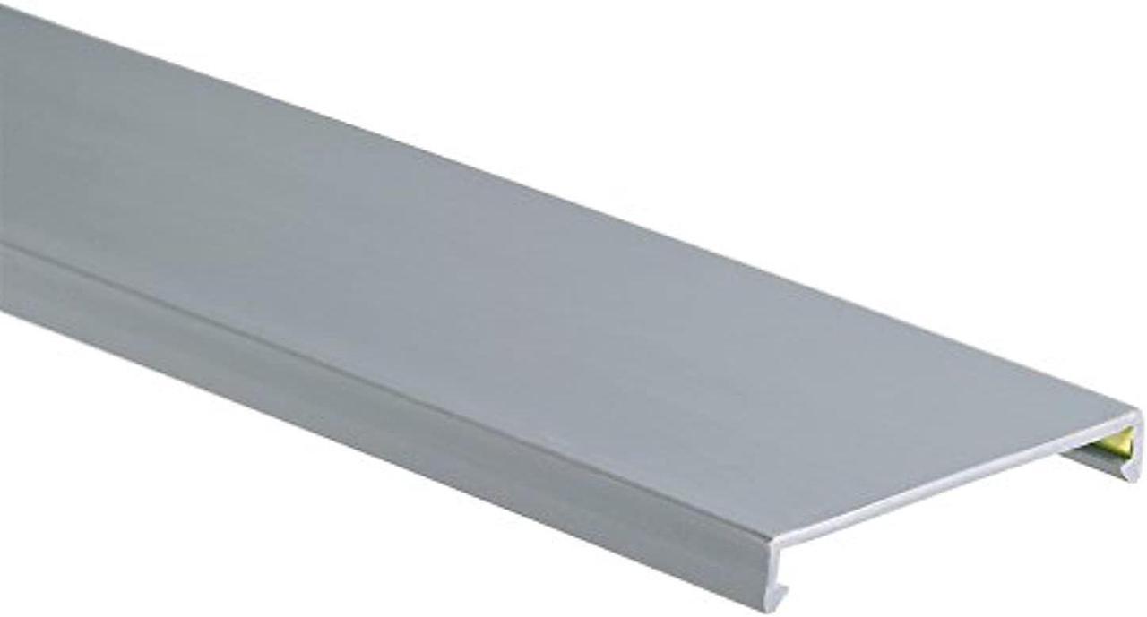 panduit c3lg6 wiring duct cover, pvc, light gray