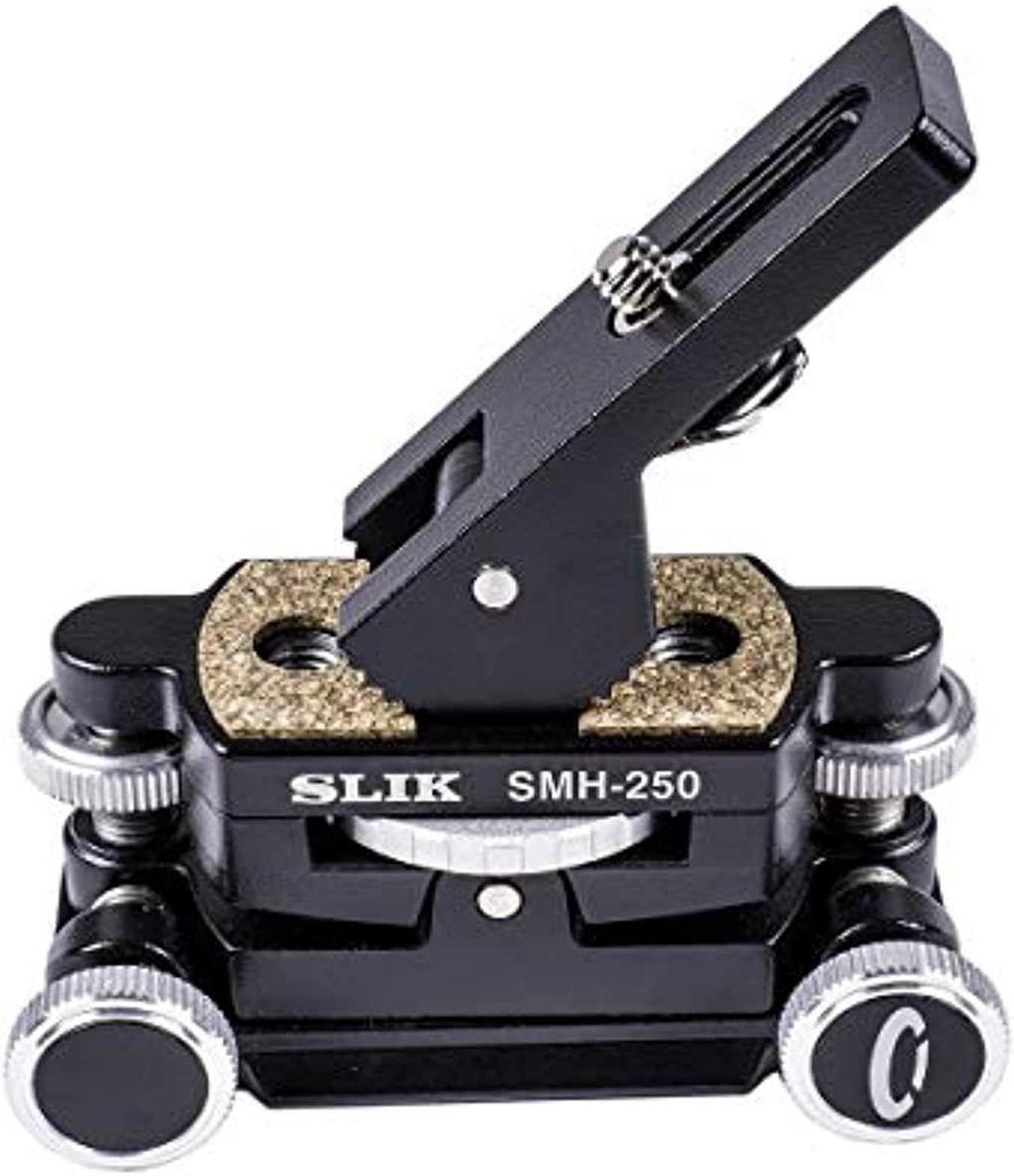 Main image of slik smh-250 micro movement adjust tripod head, black (618-804)