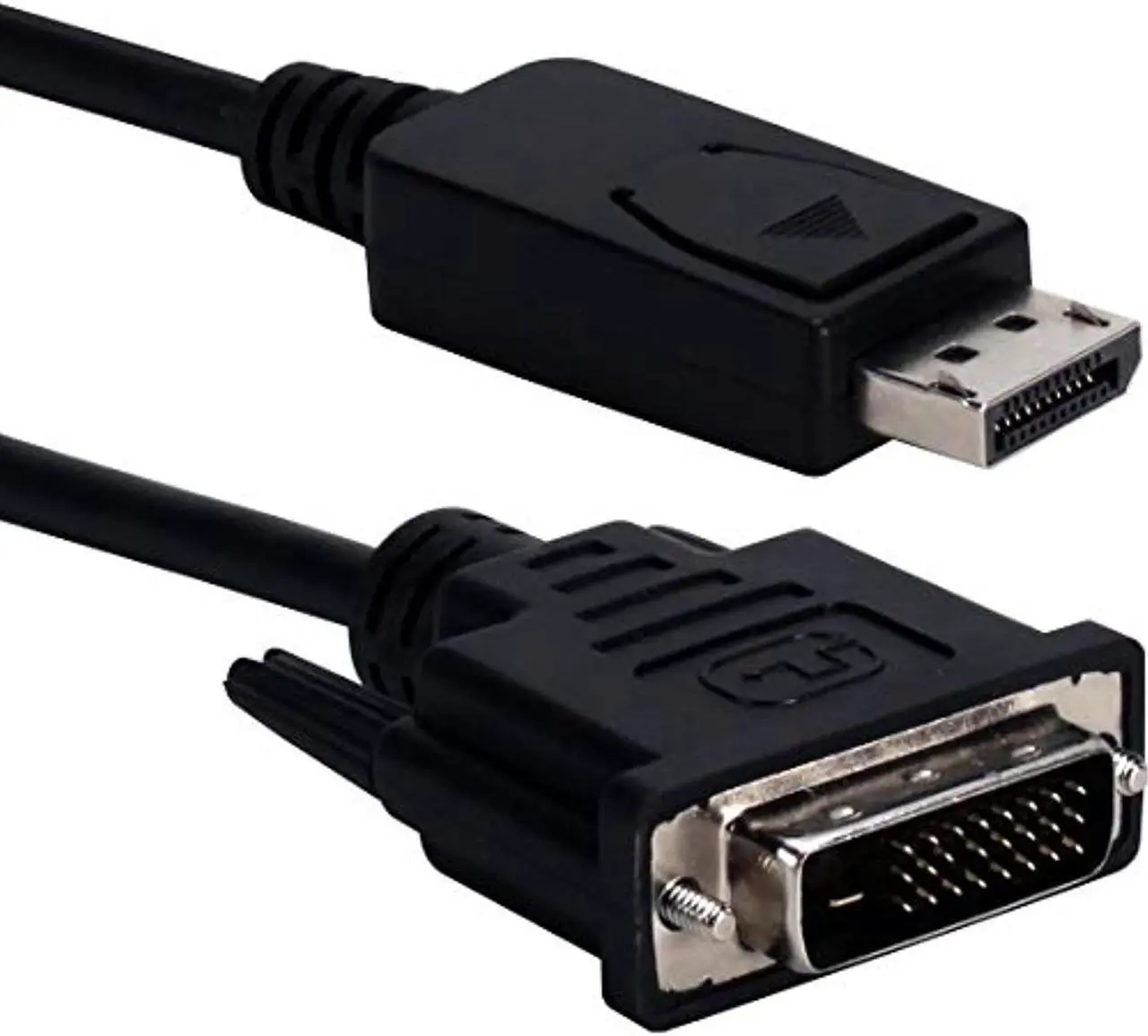 Alt view image 6 of 6 - QVS 6ft. DisplayPort - DVI m/m