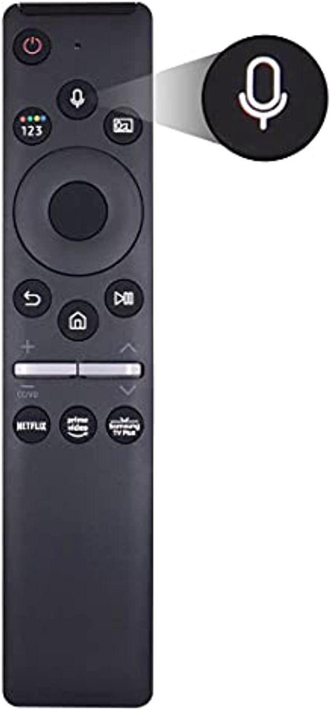 Main image of new voice remote control bn59-01330a for samsung smart 4k tv un43tu8000 un43tu8200fxza un50tu8000 un55tu8000fxza un55tu850dfxza un65tu8000 un65tu850dfxza un75tu8000fxza un85tu8000fxza un86tu9010fxza