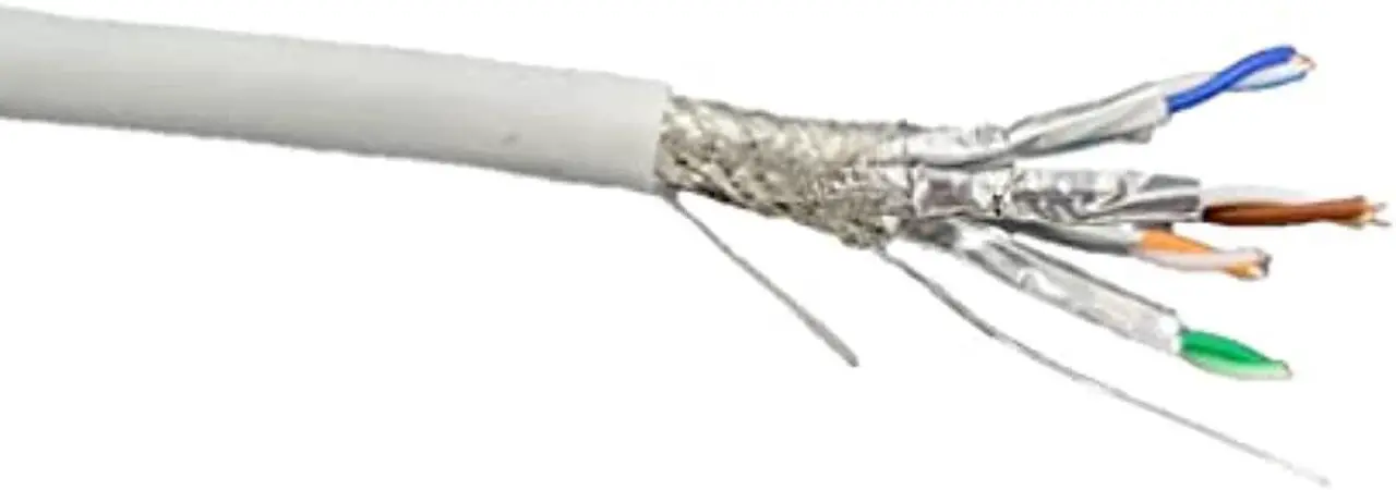 Alt view image 7 of 7 - Micro Connectors 500 Feet Cat7 23AWG Solid & Shielded Bulk Ethernet Cable (S/FTP) CMR Riser-rated (White) (TR4-580SRWH-500)