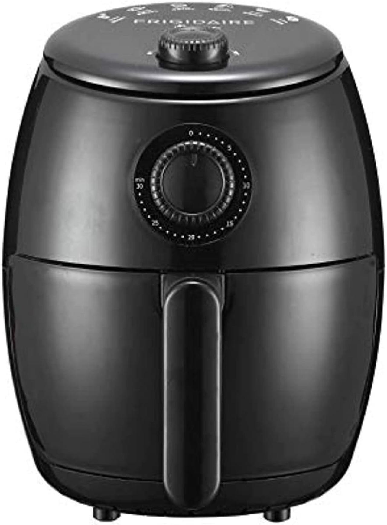 Alt view image 8 of 9 - Frigidaire EAF180-BLACK 1.8-Quart 800-Watt Countertop Electric Air Fryer with Timer (Black)