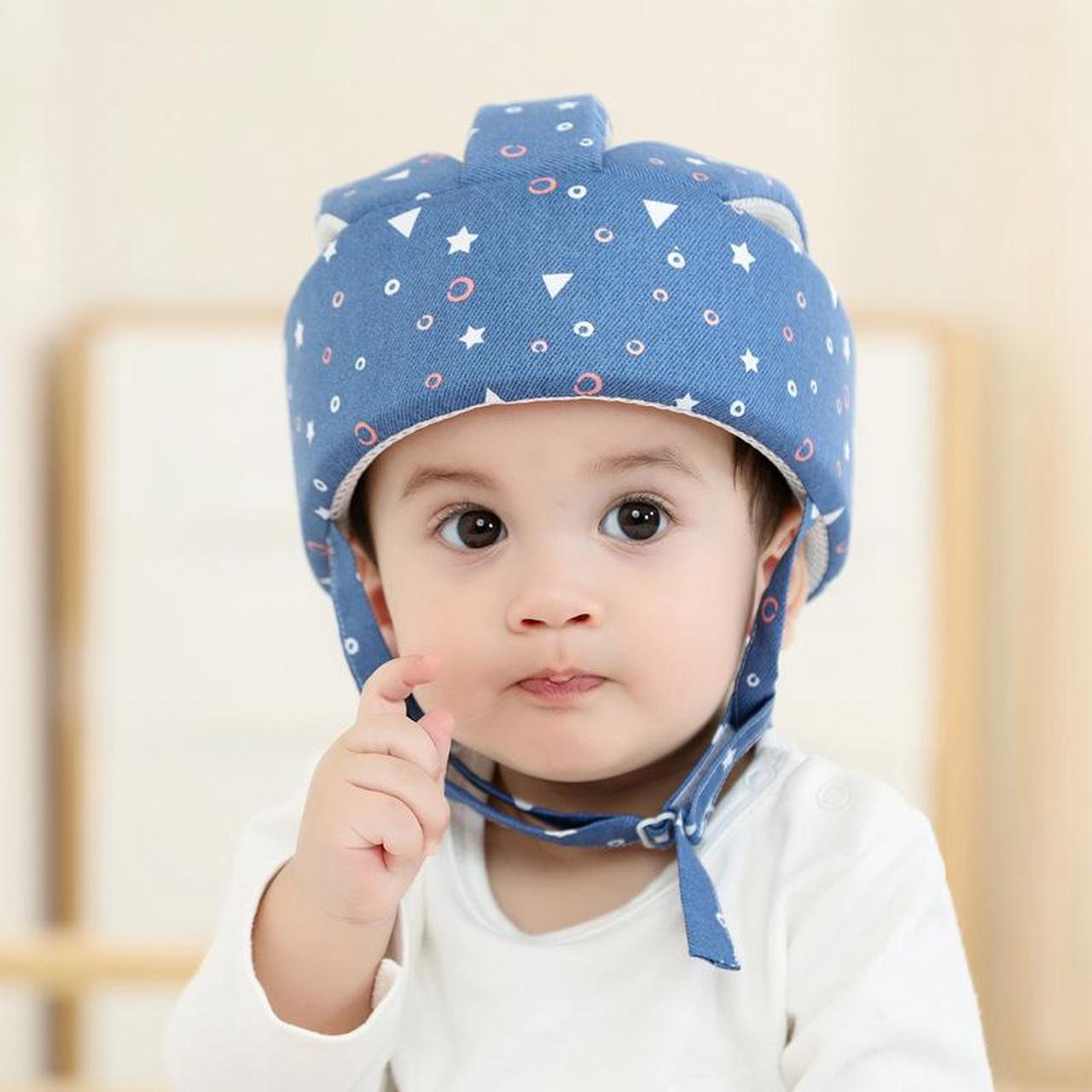 Main image of Infant Baby Toddler Soft Safety Helmet Head Protection Head Protective Cap Adjustable