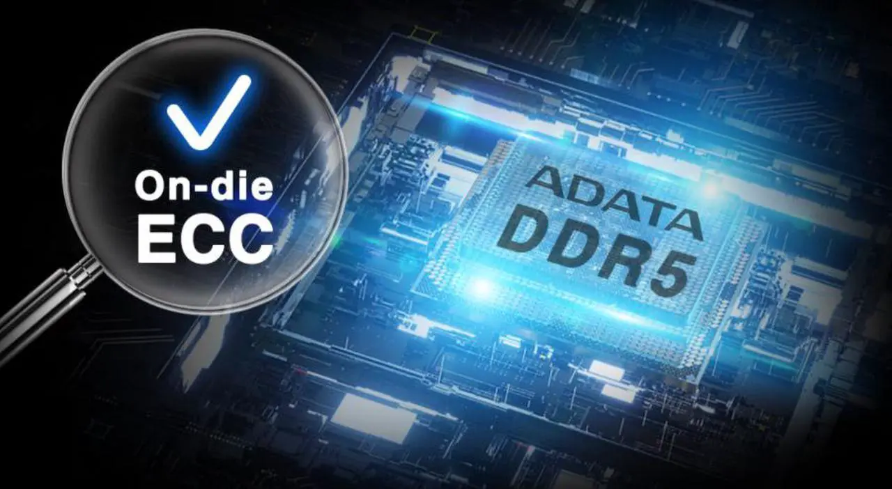 Alt view image 2 of 7 - ADATA DDR5 (PC5 38400) 4800MHz 16GB desktop memory module