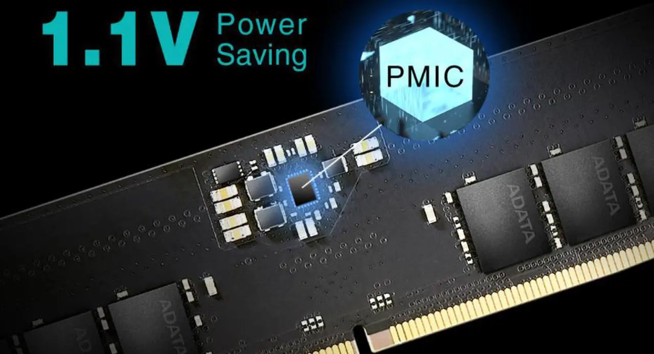 Alt view image 4 of 7 - ADATA DDR5 (PC5 38400) 4800MHz 16GB desktop memory module