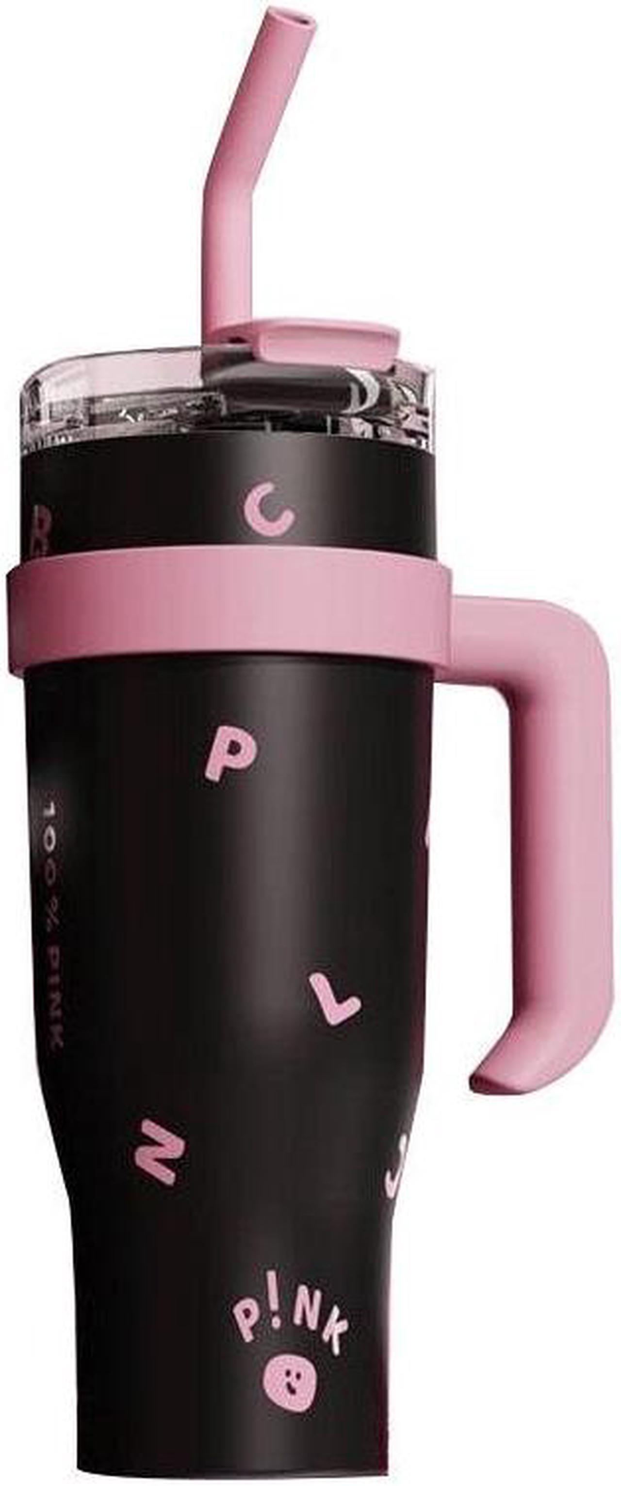 Main image of 40 oz Tumbler with Handle, Insulated Tumblers with Lid and Straw, Large Metal Sports Water Bottle Jug, Thermal Stainless Steel Travel Coffee Mug Cup