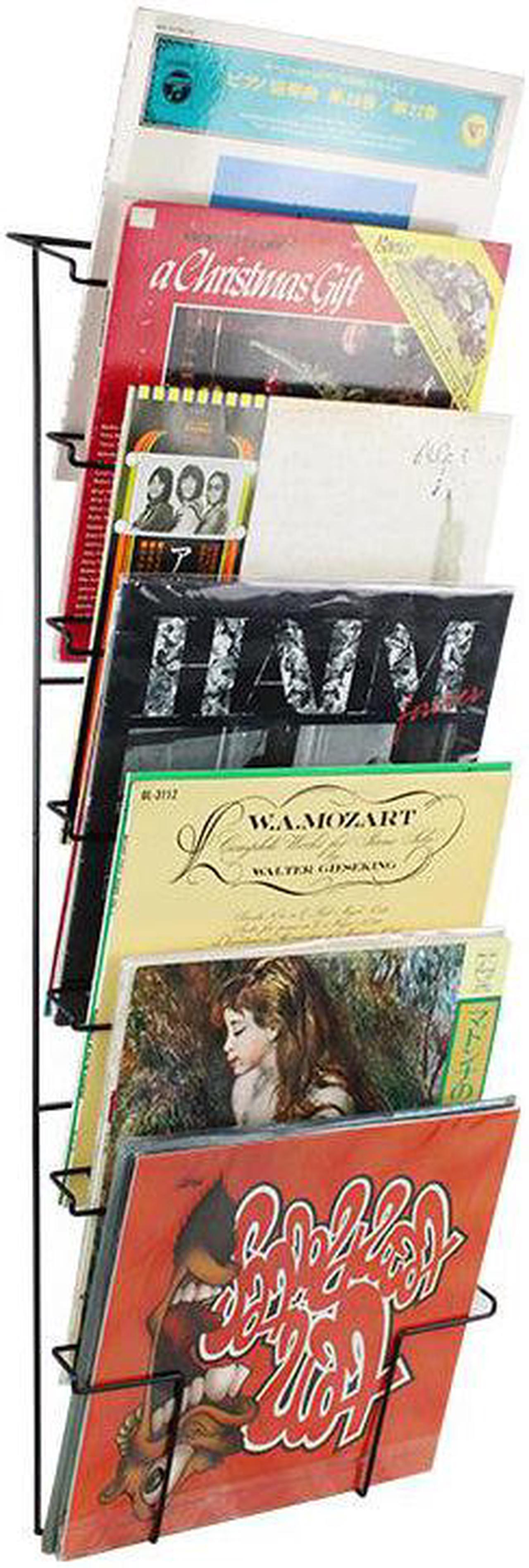 Main image of Wall Mount Vinyl Disc LP Record Wire Rack Holder