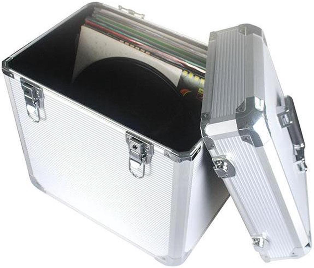 Alt view image 2 of 6 - Aluminum Vinyl Disc LP Record Storage Case