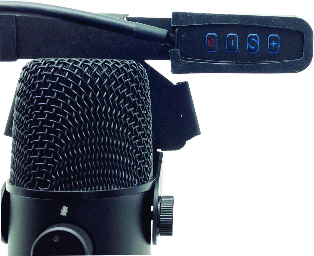 Alt view image 7 of 7 - ALLCAST - Video Conference, Webinar and Podcast System. Single or Dual monitor stand with built in HD Camera, Ring Light and Microphone