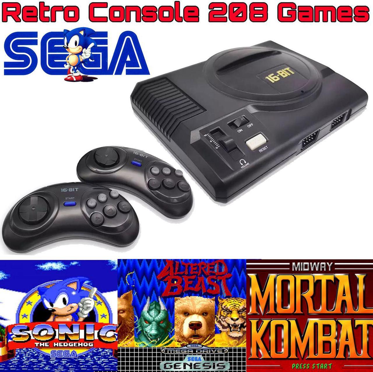 thumbnail 1 - Sega Genesis Retro Console Console 208 Games Included Retro Console 16 Bit Games

thumbnail 2 - Sega Genesis Retro Console Console 208 Games Included Retro Console 16 Bit Games